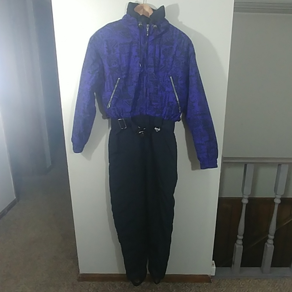 Vintage Fera Skiwear 80's Retro Snow Suit Onesie